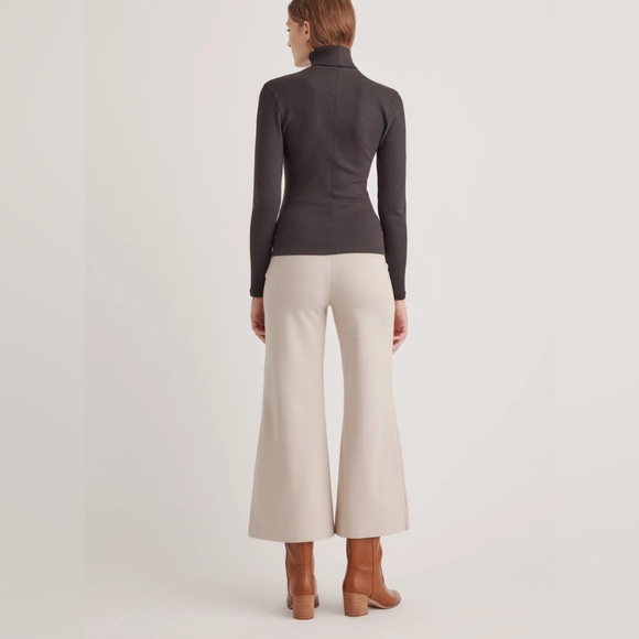 Quince Ecru Wide-Leg Pants - Picture 4 of 9